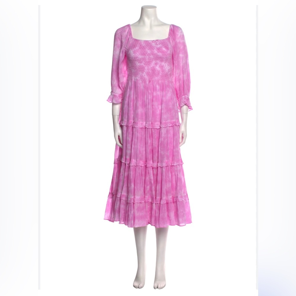 LOVESHACK FANCY SIZE 0 Elegant Pink Tiered Dress